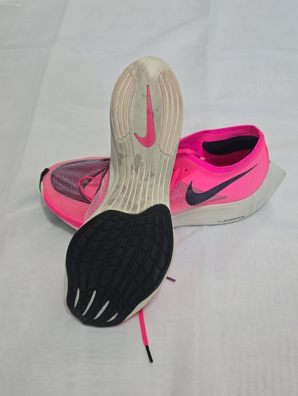 Nike Men’s Zoom X Vaporfly Pink Athletic Running Shoes - Picture 4 of 8